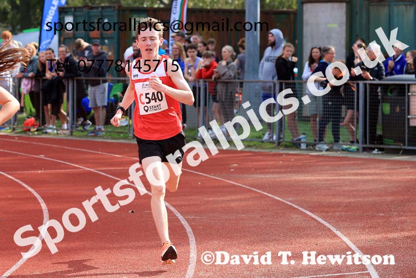 Boys Under-15s, 2024 Northern Mens 6 and Womens 4 and Youngsters Relays, Stanley Park, Blackpool.  Photo: David T. Hewitson/Sports for All Pics